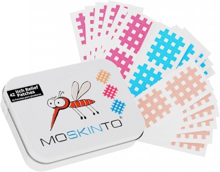 Moskinto Myggplaster – Familiebokse med 42 plaster i tre farger